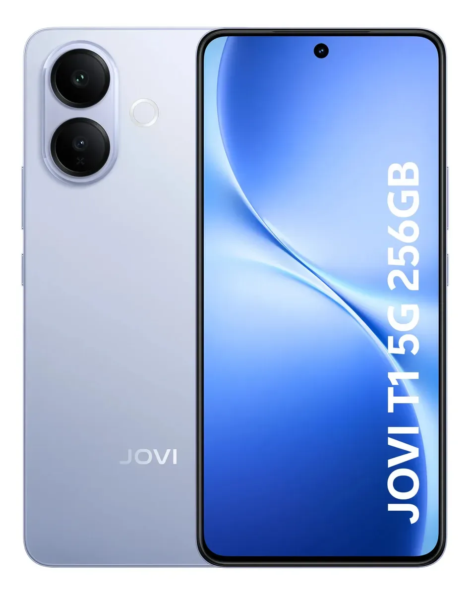 Smartphone JOVI T1 5G 256GB 16GB RAM (8GB+8GB Estendida) Bateria 6500mAh Câmera 50MP 4K - Azul Glacial